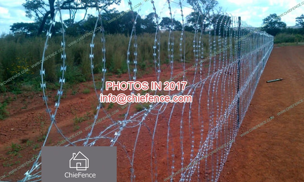 Razor wire for Zimbabwe