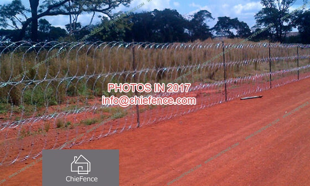 Razor wire for Zimbabwe