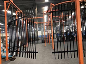 Steel Fence Panel Powder Coating