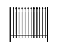 C: spear top steel fence