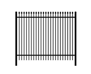 C: spear top steel fence