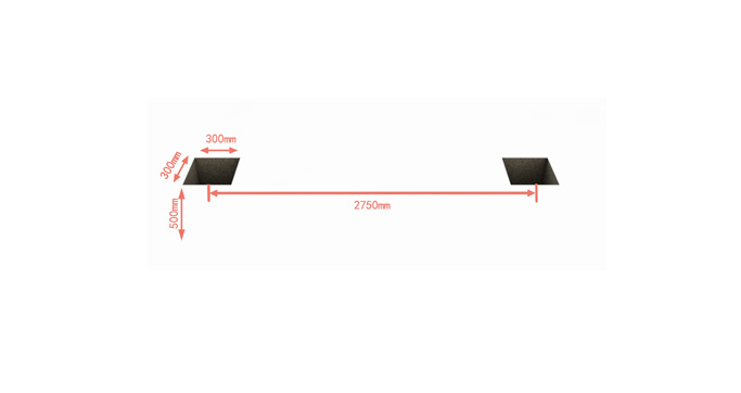 Measure and mark the post location as per the panel width
Dig holes for posts. In common, the post is 500mm longer than panel. So 300*300*500mm is ok. Measure and mark the post location as per the panel width
Dig holes for posts. In common, the post is 500mm longer than panel. So 300*300*500mm is ok.